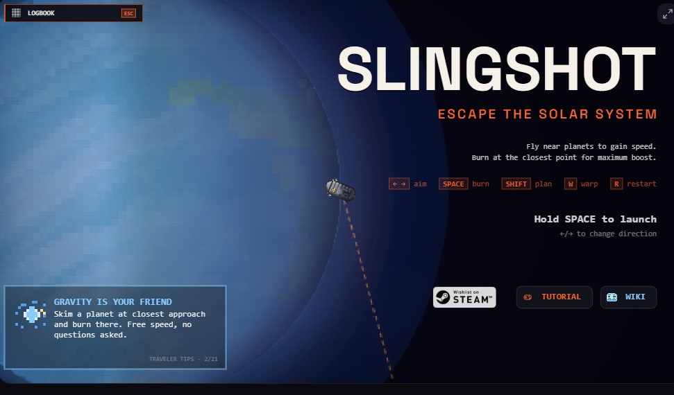 Slingshot: Escape the Solar System cover art